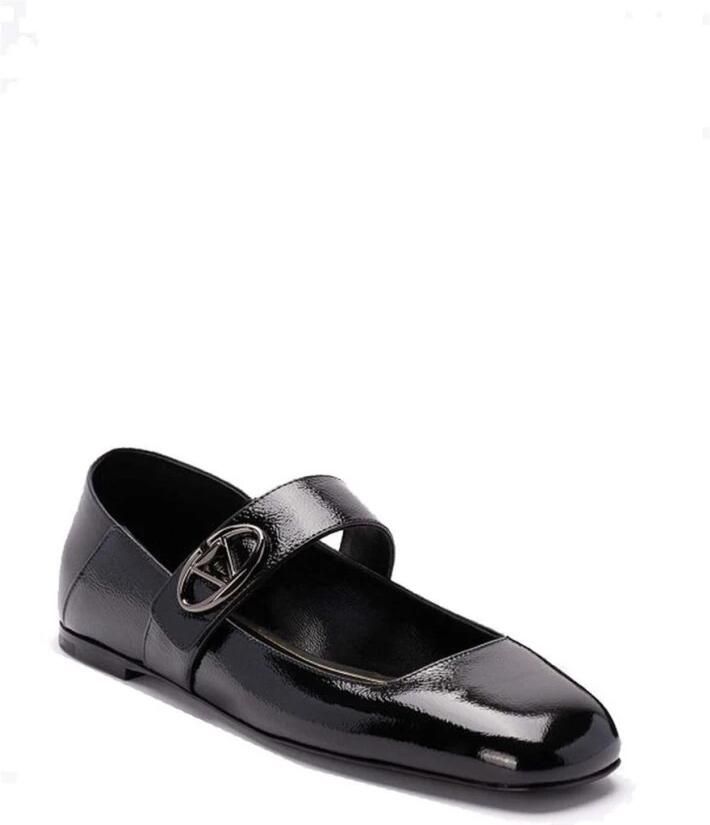 Valentino Garavani Leren Locker Ballerina Flats - Foto 2