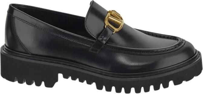 Valentino Garavani Leren Logo Loafer Schoen