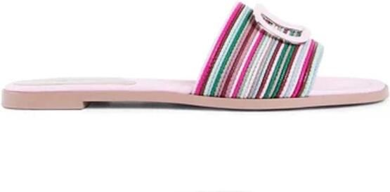 Valentino Garavani Leren Slippers
