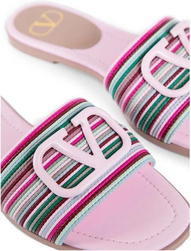 Valentino Garavani Leren Slippers - Foto 2