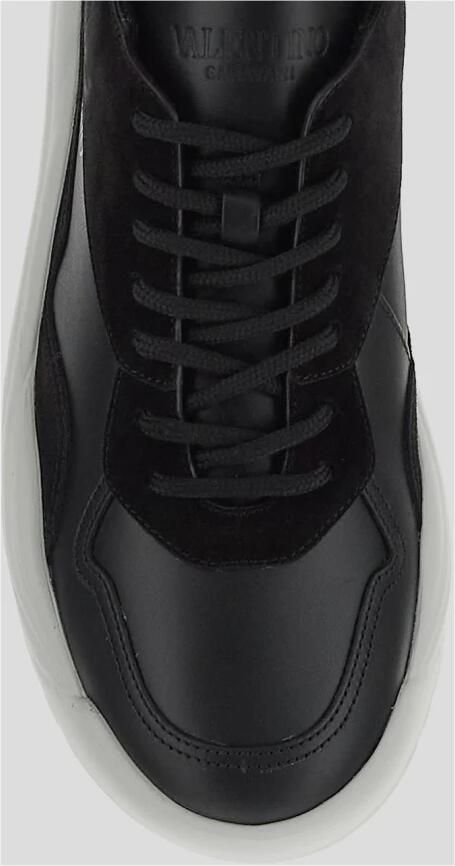 Valentino Garavani Leren Sneaker Gum Stijl