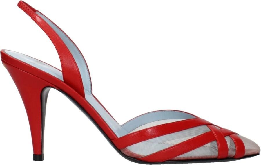 Valentino Garavani Leren Stiletto Hak Sandalen