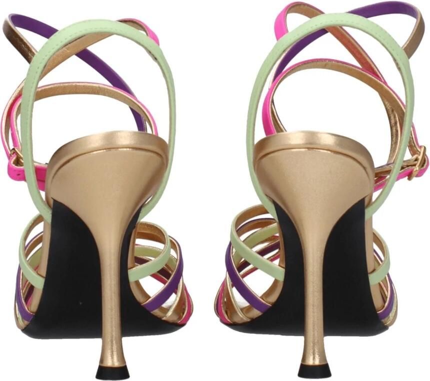 Valentino Garavani Multicolor Leren Sandaal met Studs