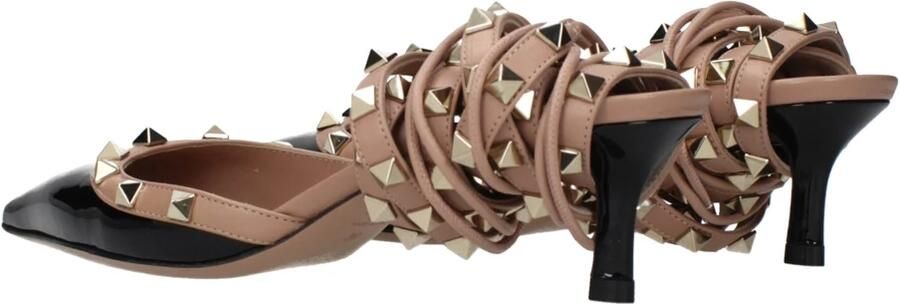 Valentino Garavani Zwarte Leren Sandalen met Bandjes - Foto 2