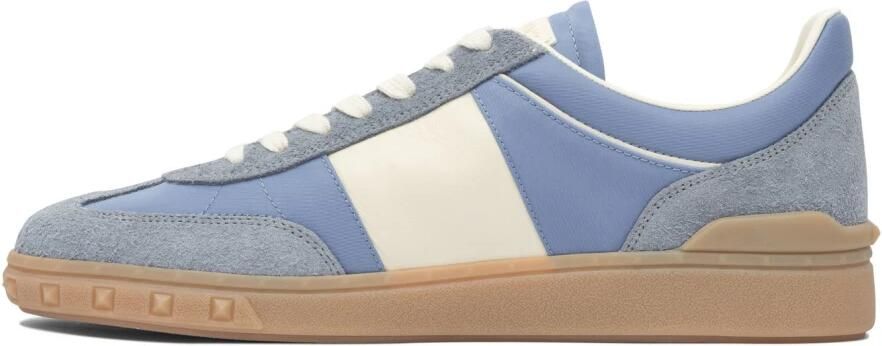 Valentino Garavani Leren sneakers met suède en kwastjesband