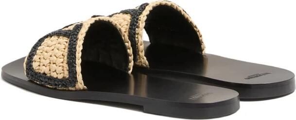 Valentino Garavani Mode Slide Sandalen Zwart