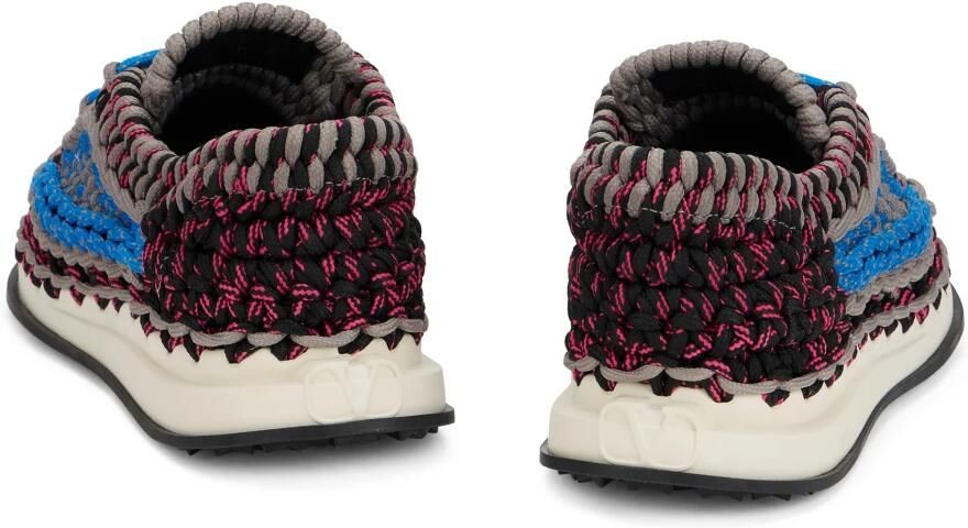 Valentino Garavani Moderne blauwe en bruine schoenen voor een sportieve en verfijnde stijl. - Foto 2