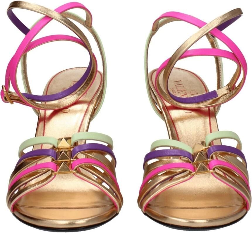 Valentino Garavani Leren Stiletto Hak Sandalen