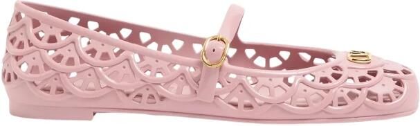 Valentino Garavani Ondette Rubber Ballerina met Geschulpt Patroon 05mm - Foto 13