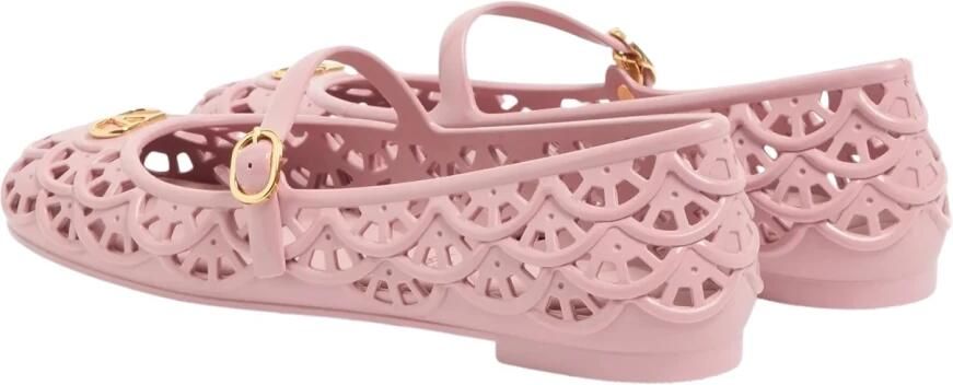 Valentino Garavani Ondette Rubber Ballerina met Geschulpt Patroon 05mm - Foto 9
