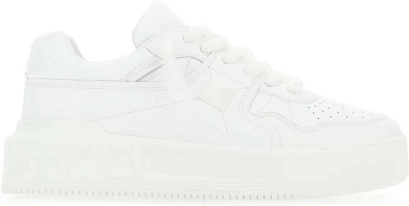 Valentino Studded Low-top Sneakers White Heren