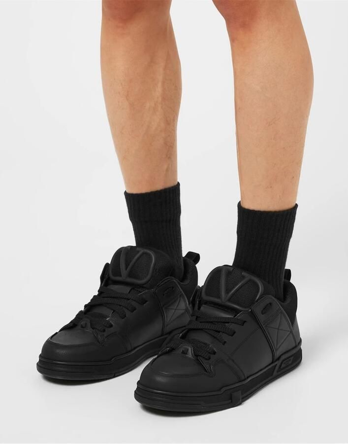 Valentino Garavani Zwarte VLogo Sneakers voor Heren Zwart Heren - Foto 2