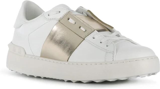 Valentino Garavani Open Sneaker With Metallic Stripe - Foto 5