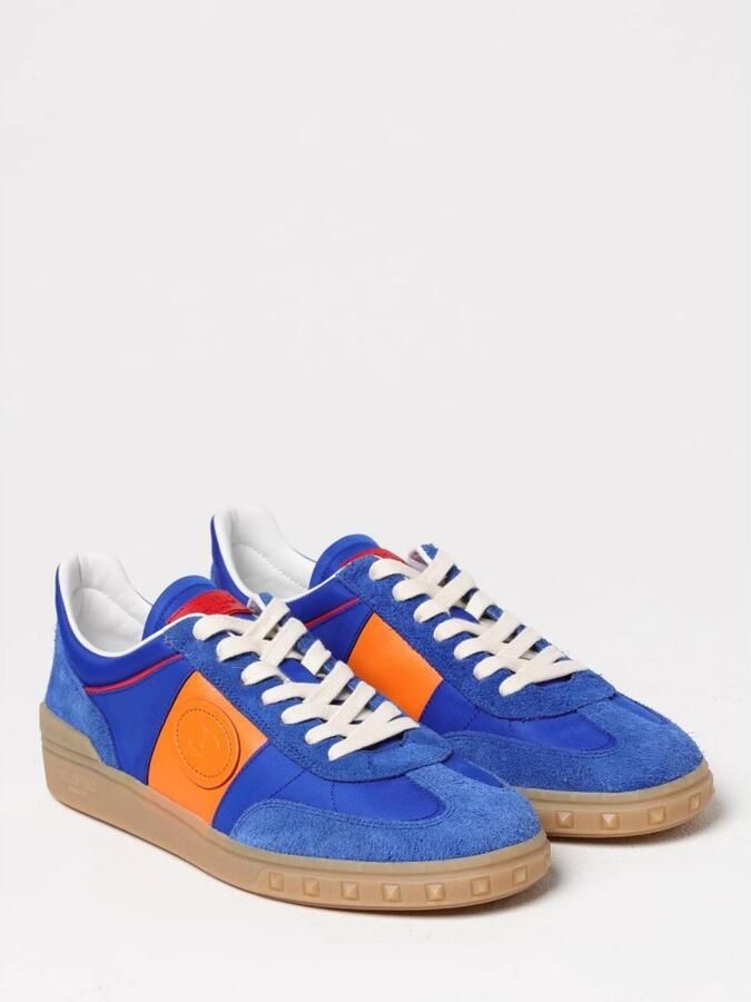 Valentino Garavani Blauwe Leren Upvillage Manden Lente-Zomer 2025 Blue Heren