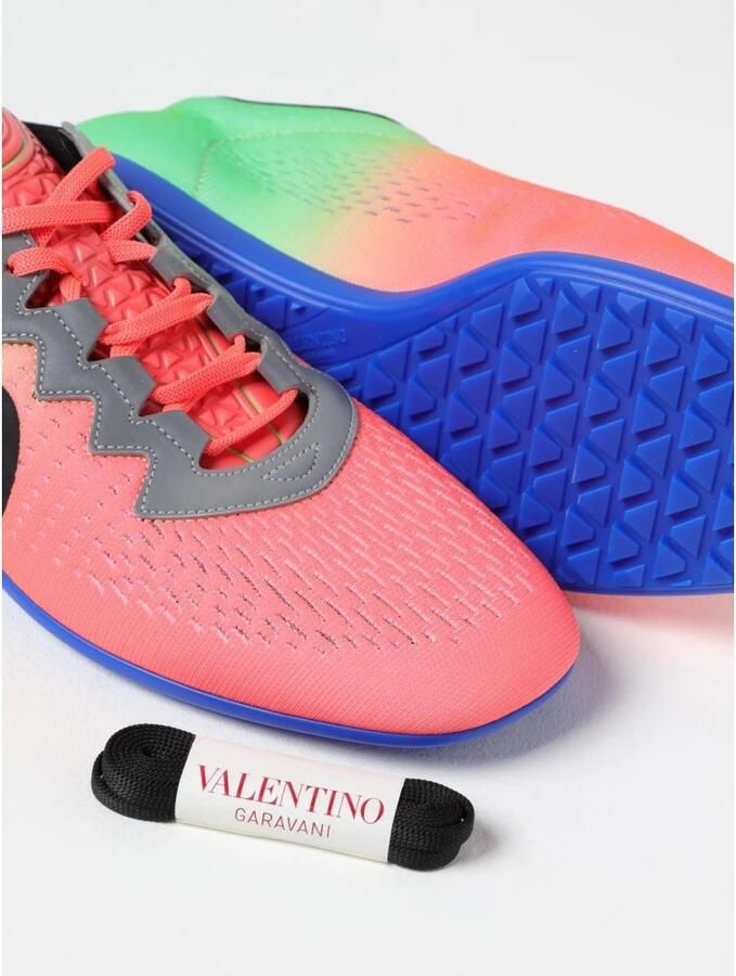 Valentino Garavani Fluorescerende VLogo Low-Top Sneakers Multicolor Heren