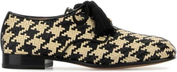 Valentino Garavani Oxford Schoenen met Geweven Pepitapatroon