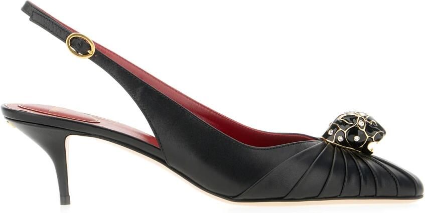 Valentino Garavani Geëmailleerde Feline Head Pumps