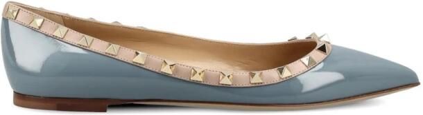 Valentino Garavani Patent Rockstud Ballet Flat