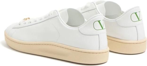 Valentino Garavani Witte Sneakers VLogo Handtekening Rubberen Zool - Foto 6