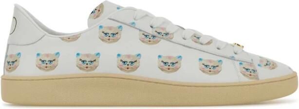 Valentino Garavani Printed Leather Sneakers