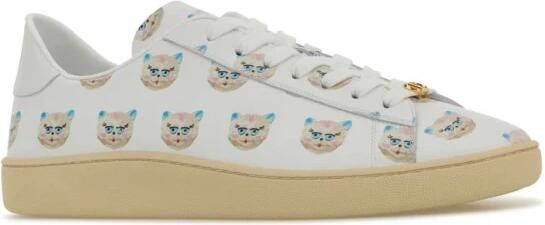 Valentino Garavani Printed Leather Sneakers - Foto 2