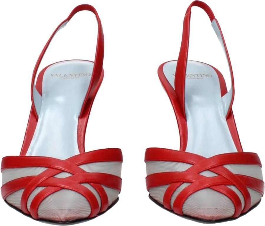 Valentino Garavani Leren Stiletto Hak Sandalen - Foto 3