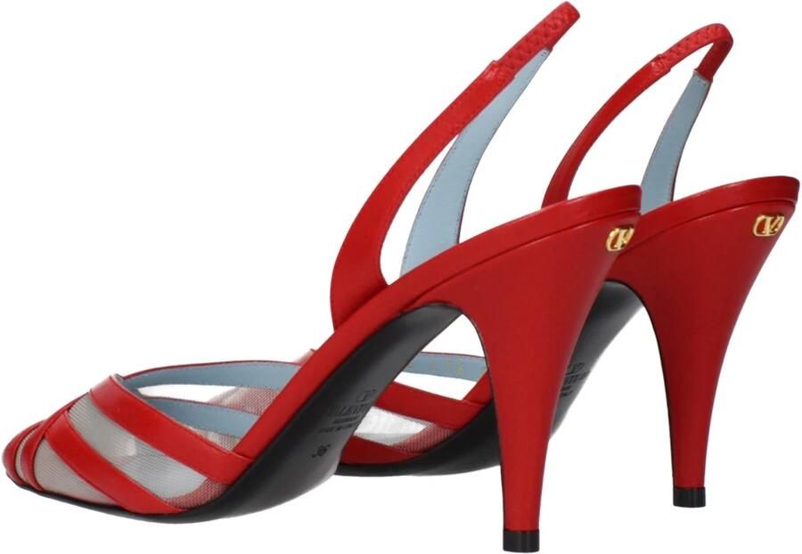 Valentino Garavani Leren Stiletto Hak Sandalen - Foto 4
