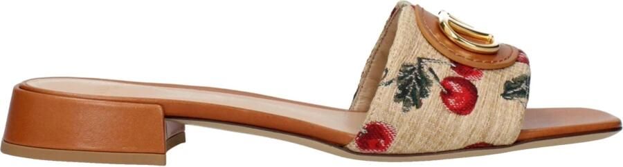 Valentino Garavani Raffia Slippers