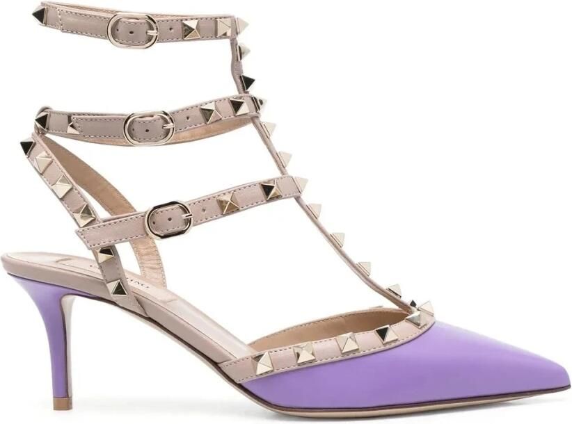 Valentino Garavani Rockstud Ankle Strap Pump