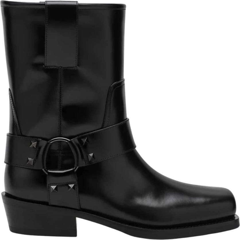 Valentino Garavani Rockstud Biker Boots