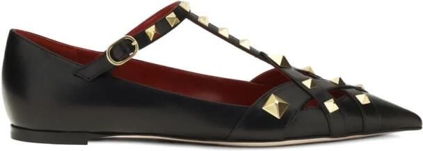 Valentino Garavani Rockstud Cage Ballerina Flat