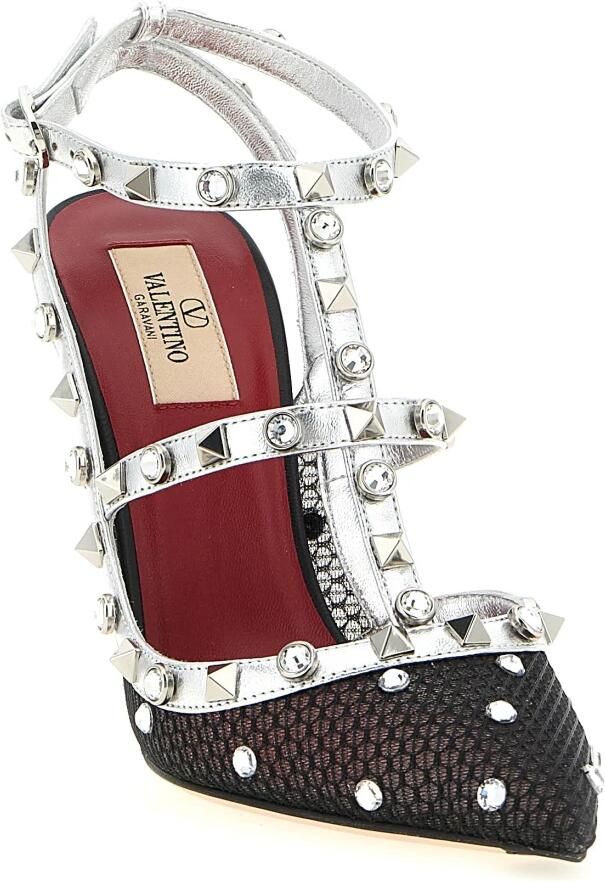 Valentino Garavani Rockstud Crystal-Embellished Pump - Foto 3