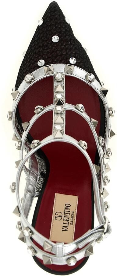 Valentino Garavani Rockstud Crystal-Embellished Pump - Foto 4