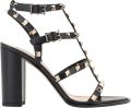 Valentino Garavani Rockstud Enkelband Sandal - Zwart