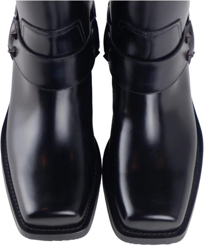 Valentino Garavani Kalfsleren Enkellaarsjes - Foto 2