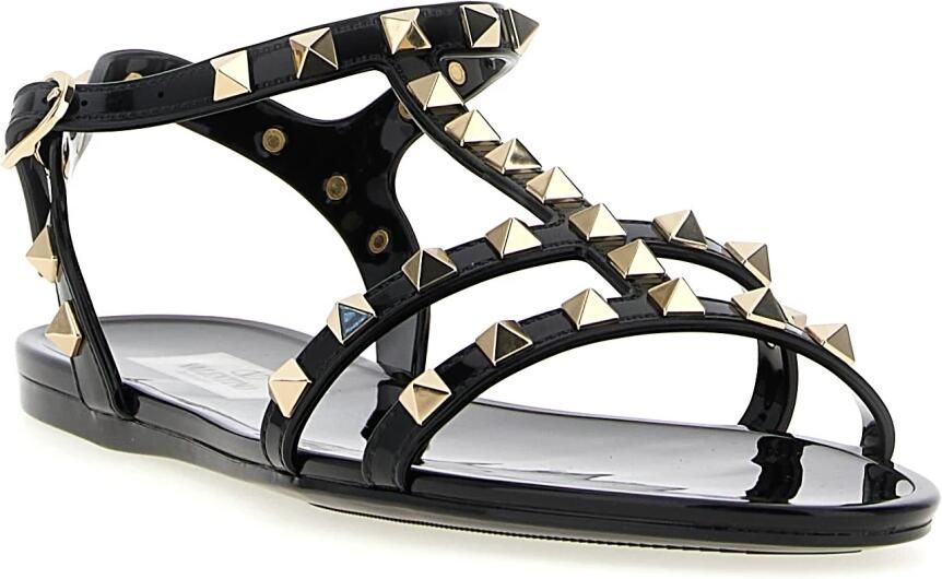 Valentino Garavani Rockstud Flat Rubber Sandal - Foto 2