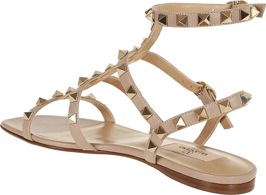 Valentino Garavani Rockstud Flat Sandaal - Foto 2