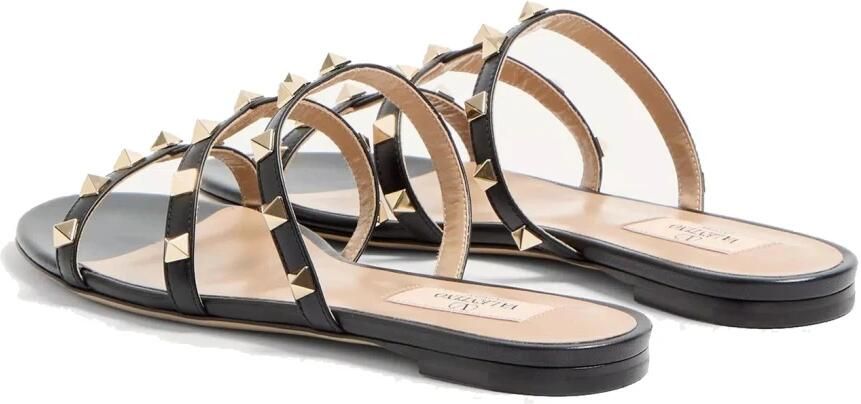 Valentino Garavani Rockstud Flat Slide Sandaal - Foto 2