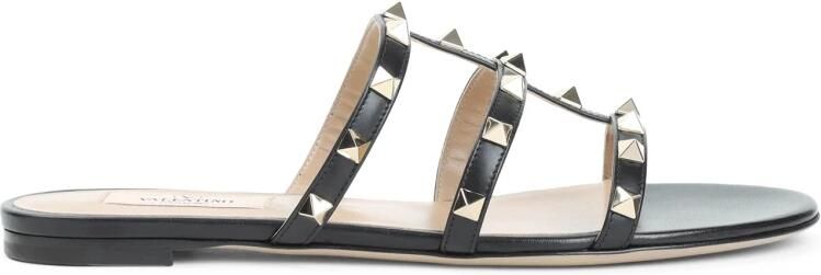 Valentino Garavani Rockstud Flat Slide Sandal