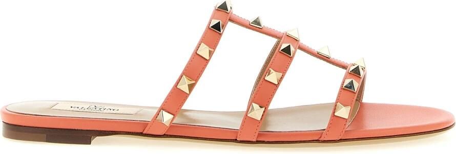 Valentino Garavani Rockstud Flat Slide Sandal