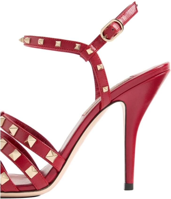 Valentino Garavani Rockstud Kidskin Sandal 100mm - Foto 2