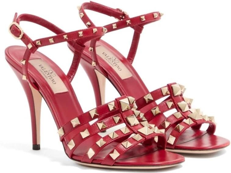 Valentino Garavani Rockstud Kidskin Sandal 100mm - Foto 7