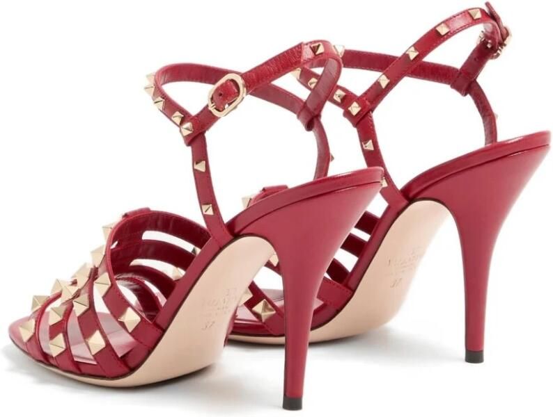 Valentino Garavani Rockstud Kidskin Sandal 100mm - Foto 6