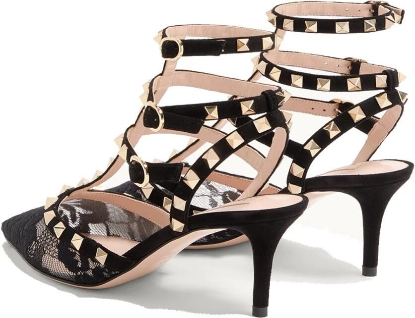 Valentino Garavani Rockstud Lace Pump - Foto 3