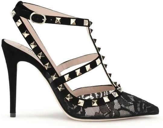 Valentino Garavani Rockstud Lace Pump