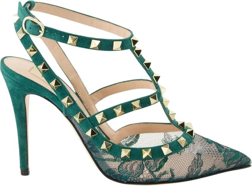 Valentino Garavani Rockstud Lace Pumps - Foto 2