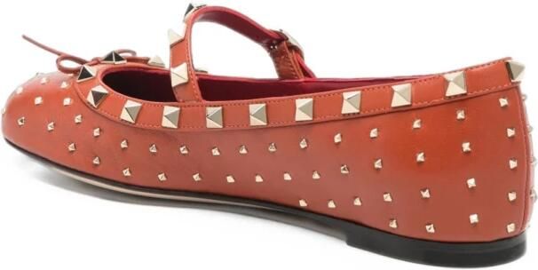 Valentino Garavani Rockstud Leren Ballerina - Foto 3