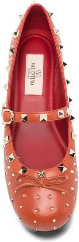 Valentino Garavani Rockstud Leren Ballerina - Foto 4