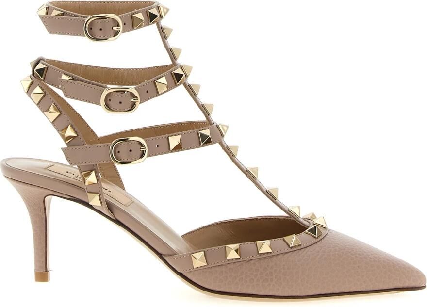 Valentino Garavani Hoge hakken 'Rockstud' Pumps in roze