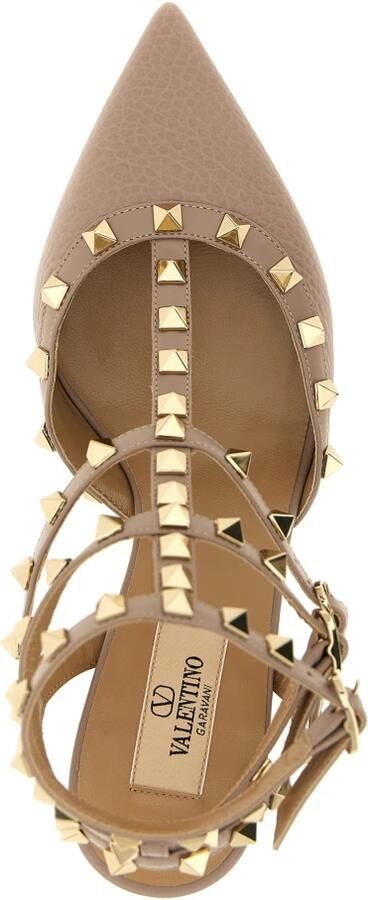 Valentino Garavani Hoge hakken 'Rockstud' Pumps in roze - Foto 2